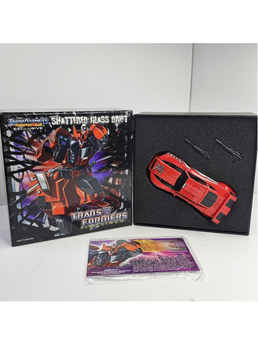 Transformers Collectors Club Shattered Glass Drift Complete Boxed TFCC Timelines
